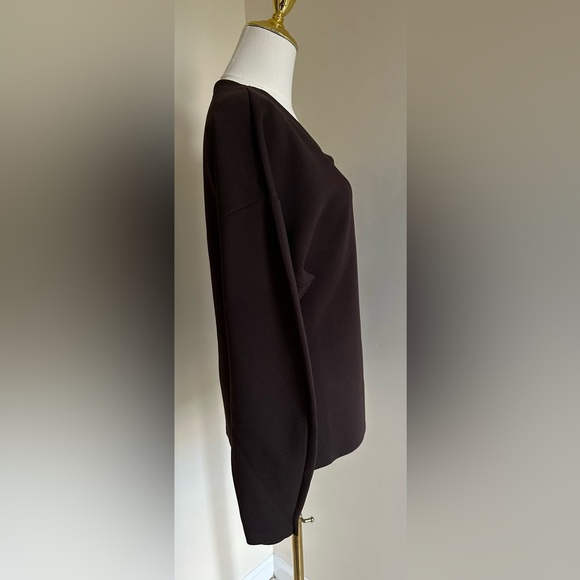 NWT Zara One Sleeve Brown Top - Large - Picture 3 of 12